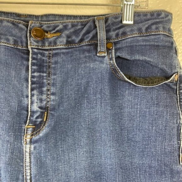 Lane Bryant Women's Skinny Stretch Blue Jeans Sz 16R - Picture 6 of 14